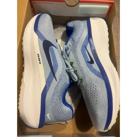 Nike Air Winflo 11 Mens 12 Women's 13.5 Lt Armory Blue Running Shoes FJ9509 404